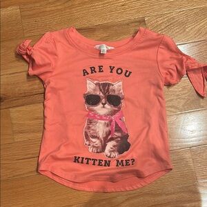 Cat Graphic Kids T-Shirt